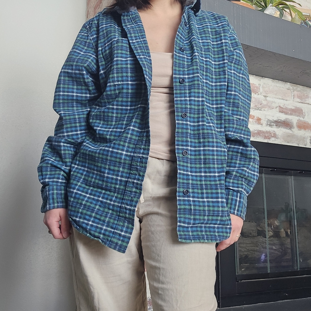 LL Bean Vintage Button Up